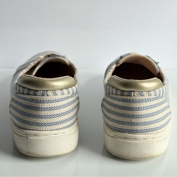 Kelly & Katie Striped Canvas Slip-On Shoes Size 9 - Picture 6 of 8
